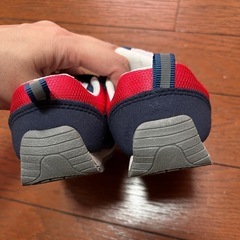 【新品未使用】14cm ベビーシューズ ネイビーの画像