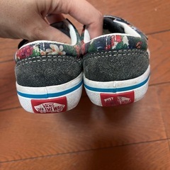 VANS キッズスニーカー 花柄 14cmの画像