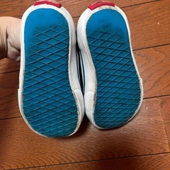 VANS キッズスニーカー 花柄 14cmの画像