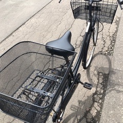 防犯登録解除済み 27インチ 自転車　ライト付きの画像