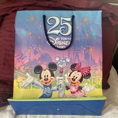 ディズニーリゾート25周年　紙袋の画像