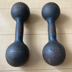 ダンベル鉄アンティーク　