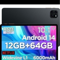 Android 14タブレット10インチ12GB+64GB+2T