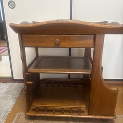 カリモク家具ワゴンキャスター付き