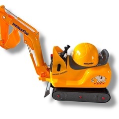 KOMATSU ショベルカー 子供用 乗り物 ケンケンキッキ 格安