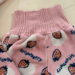 パジャマ キッズ 長袖 フリース 腹巻付き 女の子 部屋着  上下セットの画像
