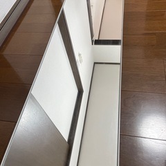無印　姿見　スタンドミラー