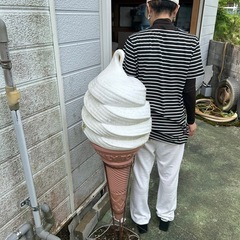 【商談中】ソフトクリーム看板置物