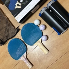 ⭐︎決定⭐︎どこでも簡単卓球セット〜リビング机などが早変わりに♪の画像