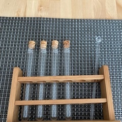 試験管と試験立てのセット