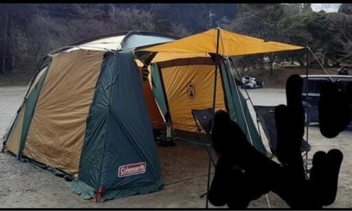 【早期割あり】ファミリーキャンプに！コールマン2ルームテント　インナーマットセット