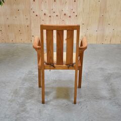 ≪zyt2165ジ≫ エスニック家具 ガーデンチェア 木製アームチェア リゾート家具/アジアン/チーク材/椅子/中古家具/宮城県仙台市 70412-15の画像