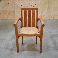 ≪zyt2165ジ≫ エスニック家具 ガーデンチェア 木製アームチェア リゾート家具/アジアン/チーク材/椅子/中古家具/宮城県仙台市 70412-15の画像