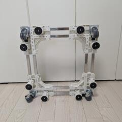 洗濯機台、キャスター付き【未使用品】の画像