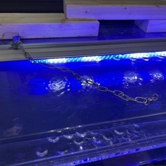 引き取り者決定　120×45×45 オーバーフロー アクリル水槽 水槽台一式の画像