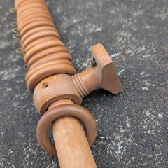 木製カーテンレールの画像