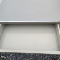 事務机　オフィスデスク　鍵なし　の画像