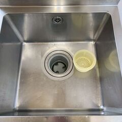 ステンレス製 1槽シンク W600×D600×H840 ステンレスシンク 中段付き 厨房 厨房機器 店舗 店舗用品 キッチン ステンレス 流し台 Y1419の画像