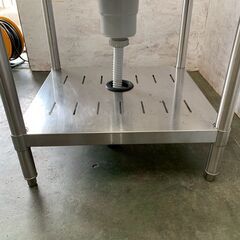 ステンレス製 1槽シンク W600×D600×H840 ステンレスシンク 中段付き 厨房 厨房機器 店舗 店舗用品 キッチン ステンレス 流し台 Y1419の画像