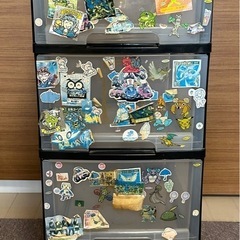 プラスチック4段ボックス
