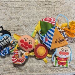 赤ちゃんおもちゃ お出かけに アンパンマンとバイキンマンのセット