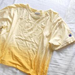 𝗖𝗵𝗮𝗺𝗽𝗶𝗼𝗻グラデショート丈Tシャツ