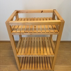 IKEA　モルゲルMOLGER　キャスターワゴン3段 ２個セットの画像