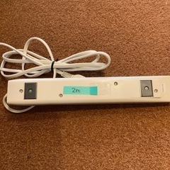 ②延長コード7タップ　2mの画像