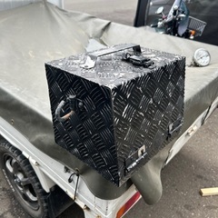 縞板で作った自作ボックスの画像