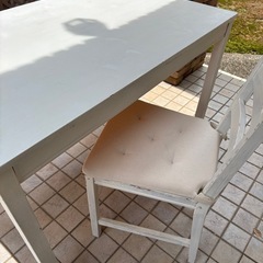 ジャンク　IKEA JOKKMOKK（ヨックモック） ダイニングテーブル＆チェア（4脚）セット   の画像