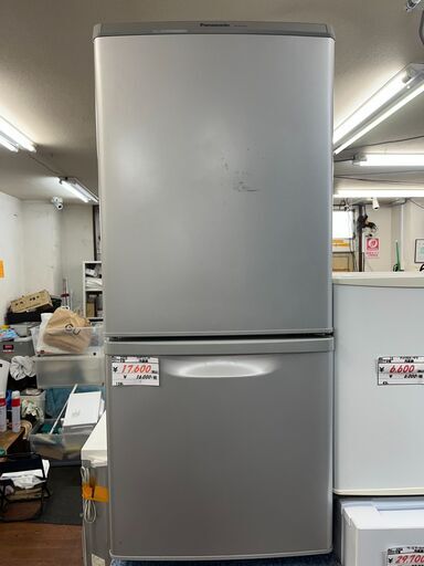 リサイクルショップどりーむ天保山店　No2379　Panasonic　冷蔵庫　2017年製　138L　NR-B149W-s　配達設置可能