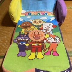 アンパンマン やわらかキッズソファーべッドの画像