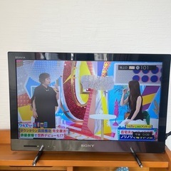 テレビ　小型リモコン無しの画像