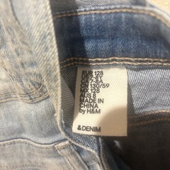 ★H&M デニムサロペット オールインワン★130の画像