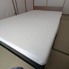 快眠タイムズマットレスとローベッドのセット-セミダブルの画像