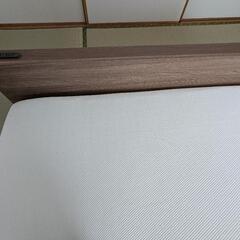 快眠タイムズマットレスとローベッドのセット-セミダブルの画像