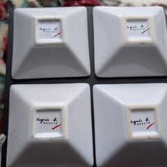 300円　未使用　②アニエスベー小皿セット　ジュエリートレーにもの画像