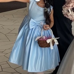 キャサリンコテージ 120cm 水色 ドレスの画像