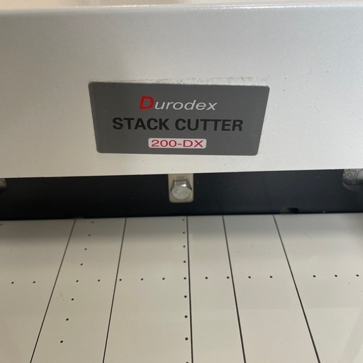 【未使用品】Durodex STACK CUTTER 200-DX（裁断機） 200.jpg