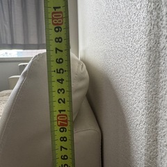 オットマン付きL字ソファの画像