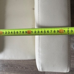 オットマン付きL字ソファの画像