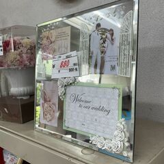 リサイクルショップどりーむ天保山店　No140　写真立て　フォトフレーム　超オシャレ　キラキラ　早い者勝ち　ウェルカムボードの画像