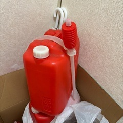 石油ストーブ　ポリタンク　手動ポンプの画像