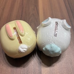 ちいかわ貯金箱ガチャ　うさぎ・モモンガの画像