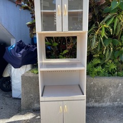 本日限定配送無料‼️🚚食器棚 レンジ台