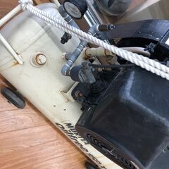 J-M 汎用型 コンプレッサー 中古 oilfree モリタ OLD-15PX V型 1.5KW 2馬力 静音型 三相200V 80L MORITA 15PX の画像