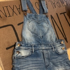 ★H&M デニムサロペット オールインワン 140★