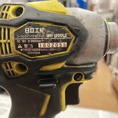 HiKOKI(ハイコーキ) 旧日立工機 コードレスインパクトドライバ WH18DDL2  リサイクルショップ宮崎屋　佐土原店　25.5.18Fの画像