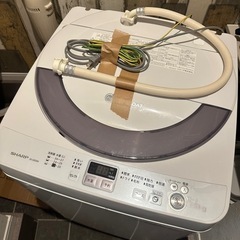 洗濯機 5.5kg　シャープ製  ES-GE55N