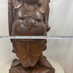 布袋さま木彫りの画像